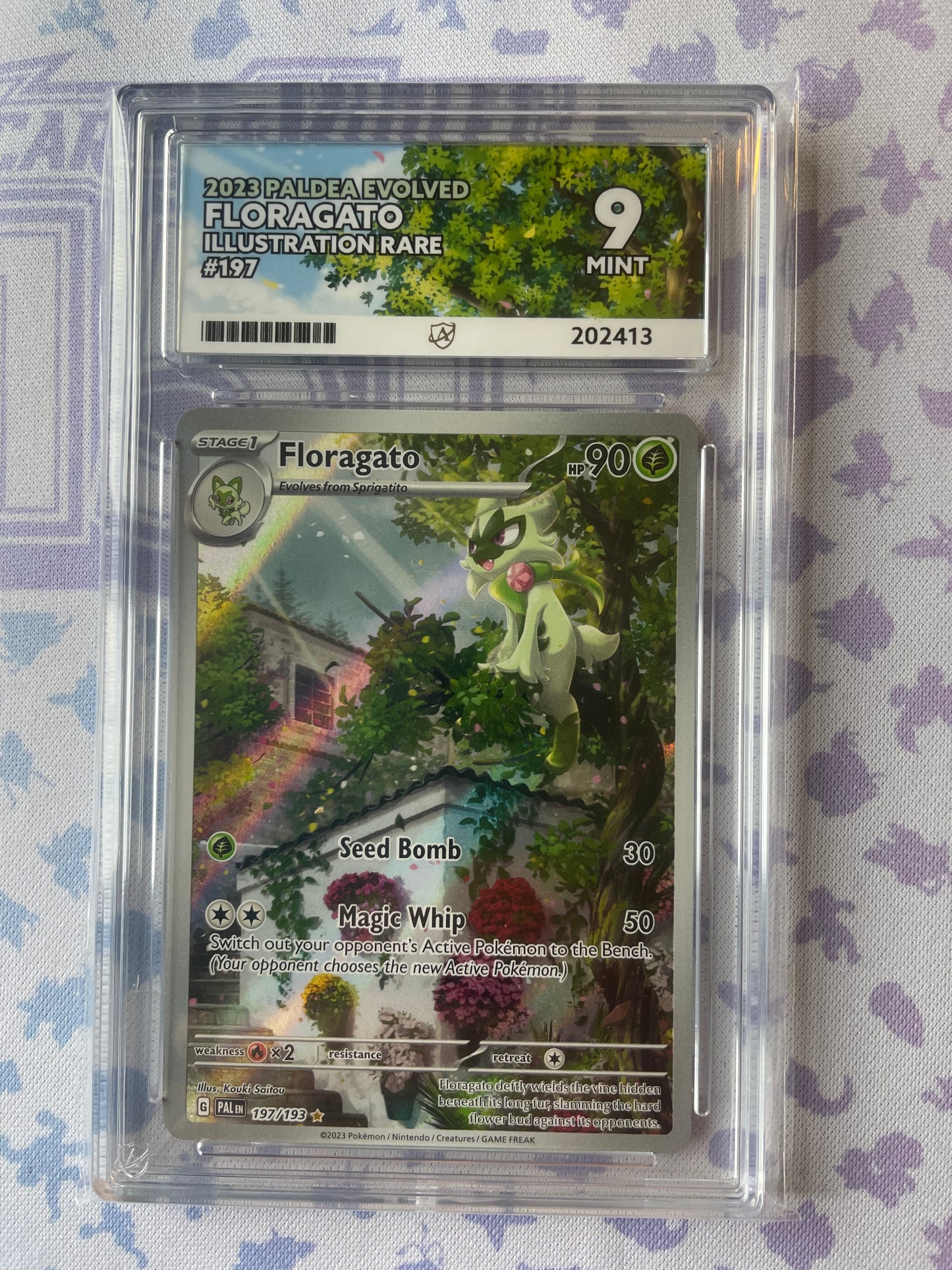 2023 - Floragato - Paldea Evolved - 197/194 (9 MINT)