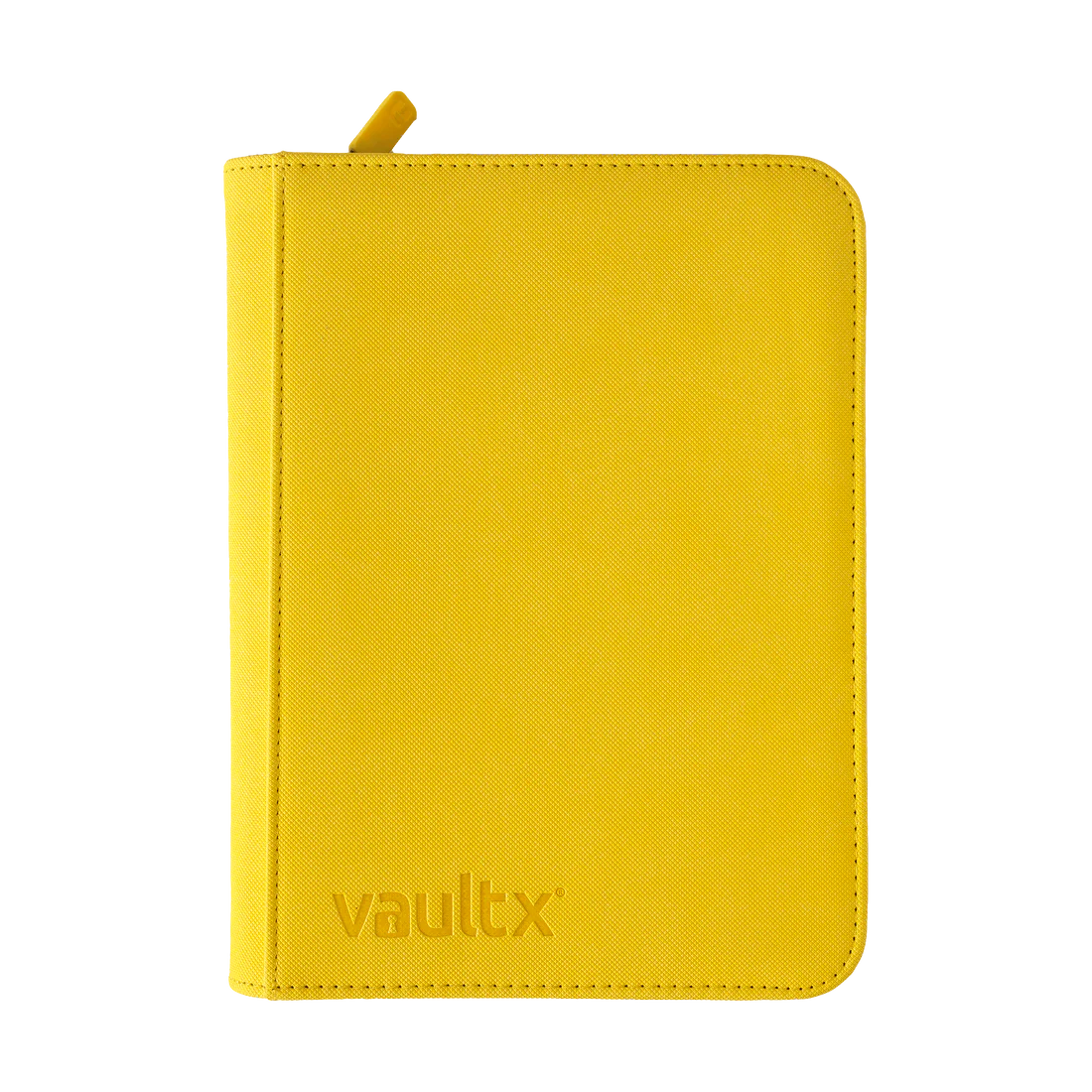 ZIP BINDER YELLOW 4-POCKET