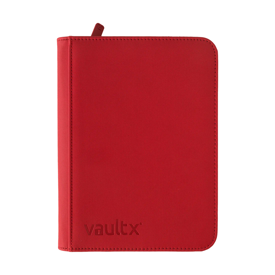 ZIP BINDER RED 4-POCKET