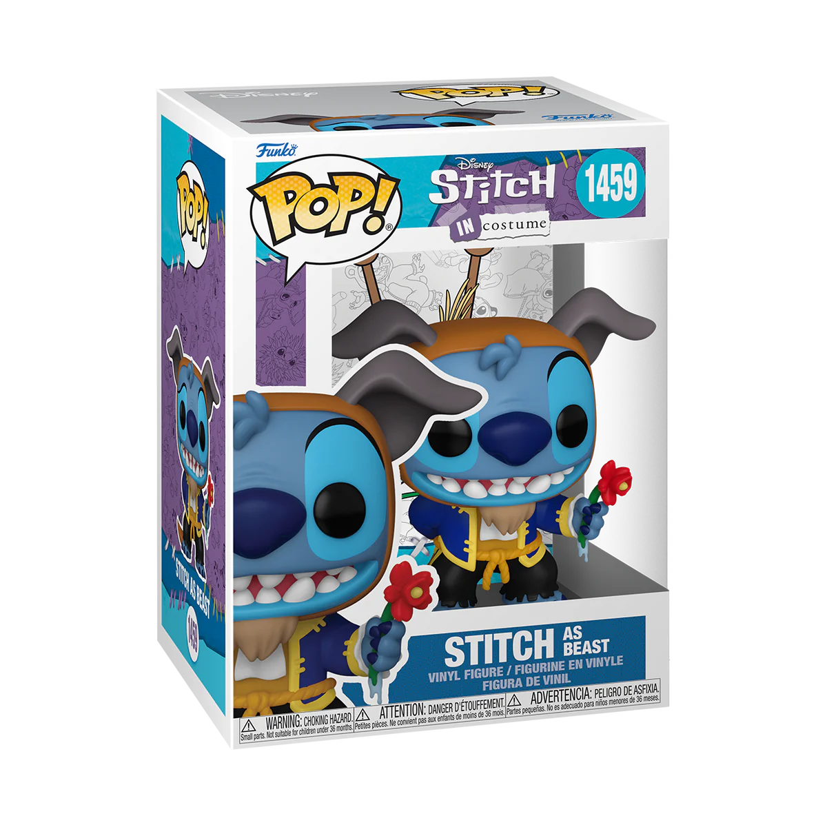 STITCH AS BEAST - STITCH IN COSTUME