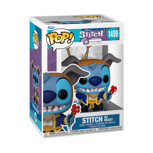 STITCH AS BEAST - STITCH IN COSTUME