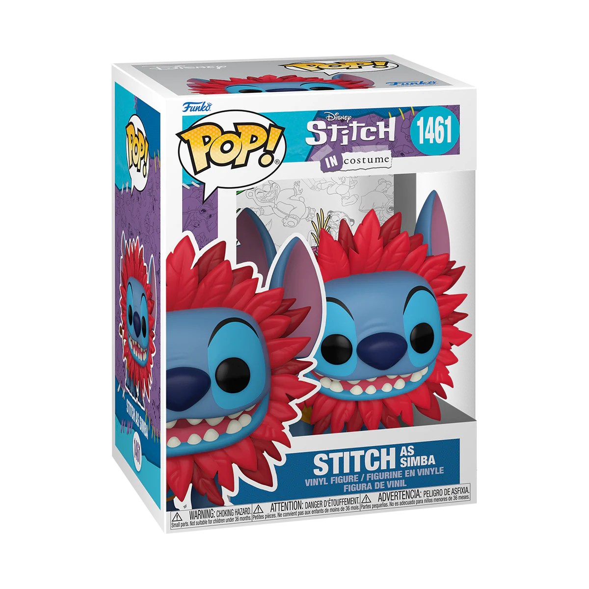 STITCH AS SIMBA - STITCH IN COSTUME