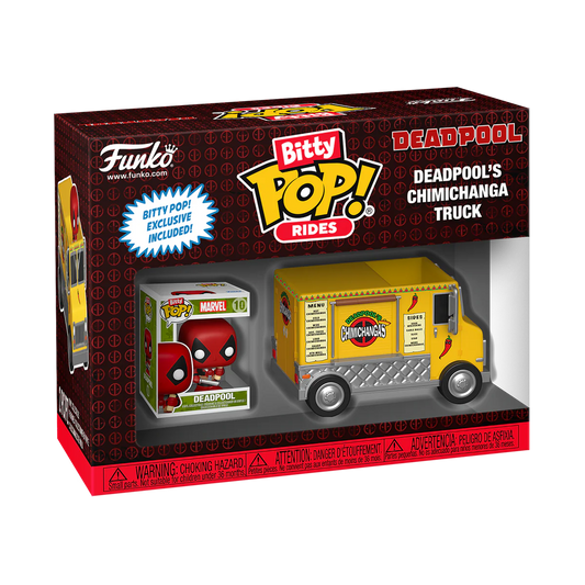 BITTY POP! RIDES DEADPOOL'S CHIMICHANGA TRUCK