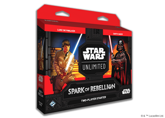 Star Wars: Unlimited Spark of Rebellion Two-Player Starter
(Luke Vs Vader)
