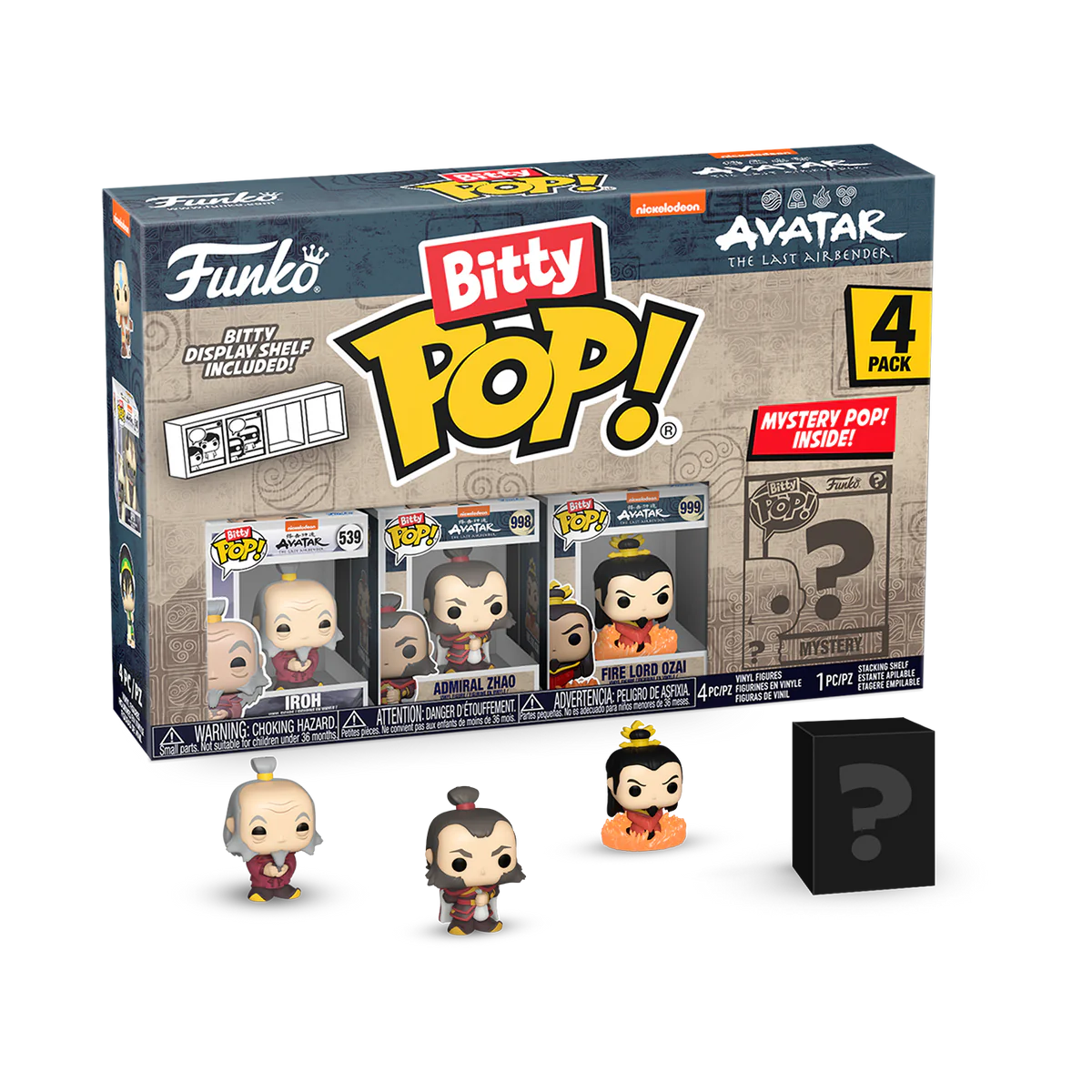 BITTY POP! AVATAR: THE LAST AIRBENDER 4-PACK SERIES 2