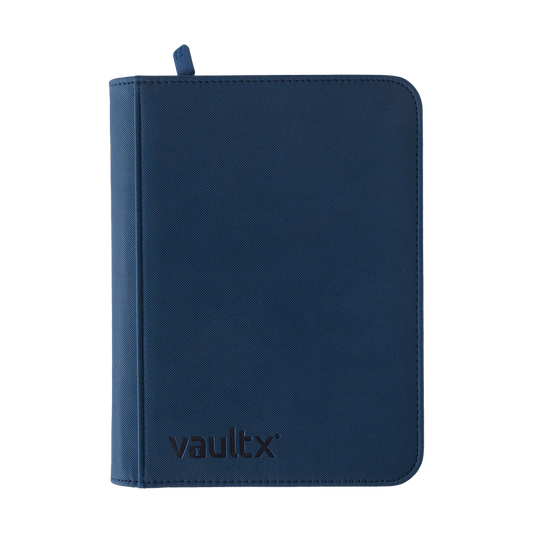 ZIP BINDER BLUE 4-POCKET