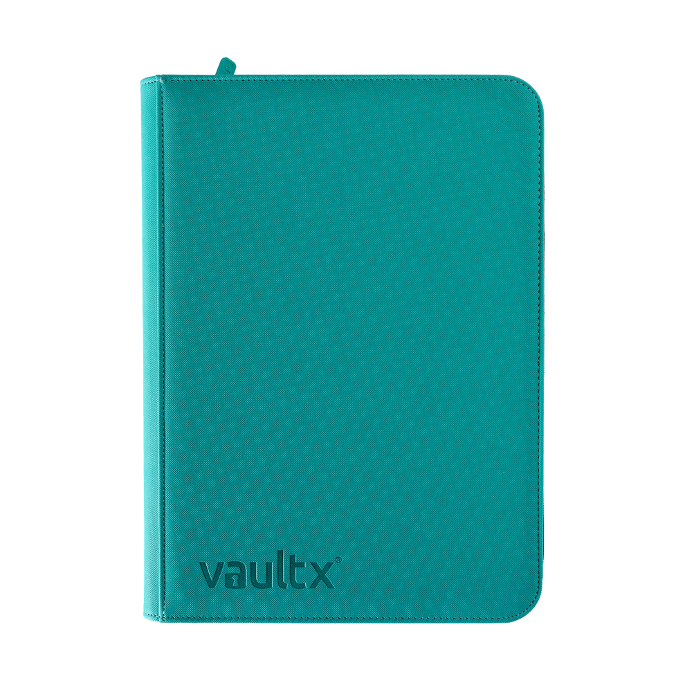 ZIP BINDER TEAL 9-POCKET