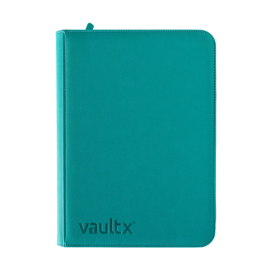 ZIP BINDER TEAL 9-POCKET