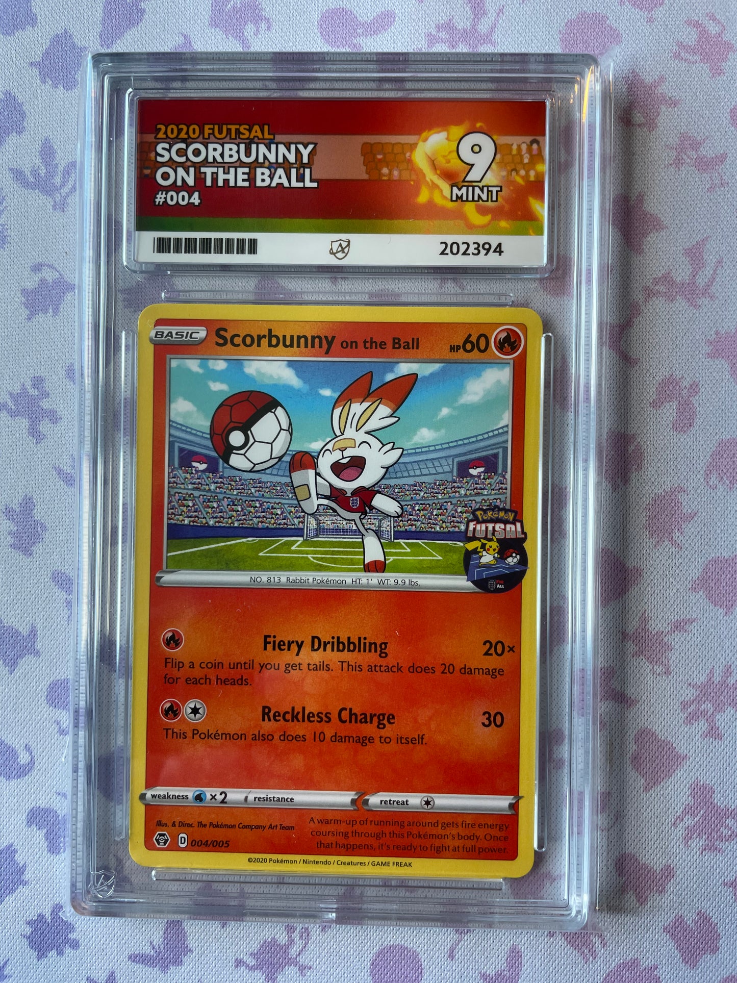 2020 - Scorbunny On The Ball - Futsal - 004/005 (9 MINT)