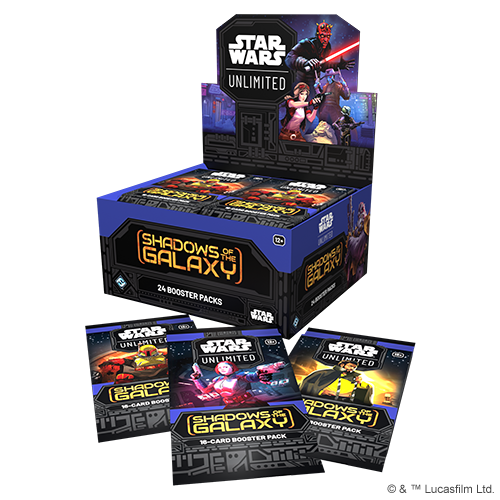 PRE ORDER - Star Wars: Unlimited Shadows of the Galaxy Booster Display (24 packs)