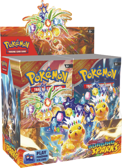 PRE ORDER - Pokémon TCG: Scarlet & Violet 8 - Surging Sparks Booster Box (36 packs)